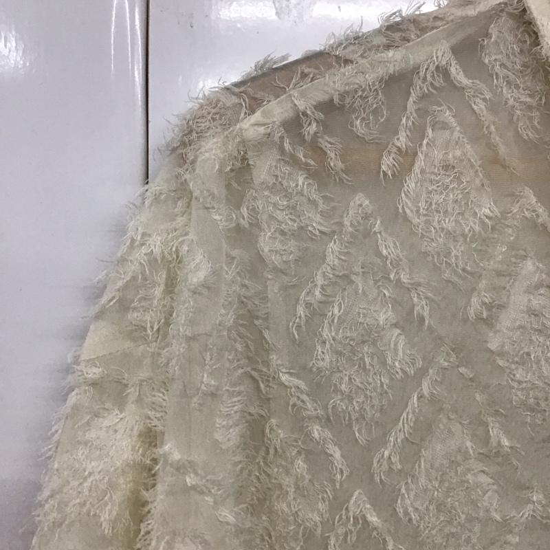 マウジー MOUSSY ワンピース ロングスカート 010DAW30-7730 長袖ロングシャツ シャツワンピース カラーシャツワンピース FREE 総柄 白 / ホワイト / レディース USED 古着 中古 10135999