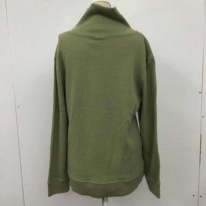 チャンピオン Champion トレーナー 長袖 CW-NS405 タートルネックシャツ ゴルフウェア L ロゴ、文字 カーキ / カーキ / レディース USED 古着 中古 10109458
