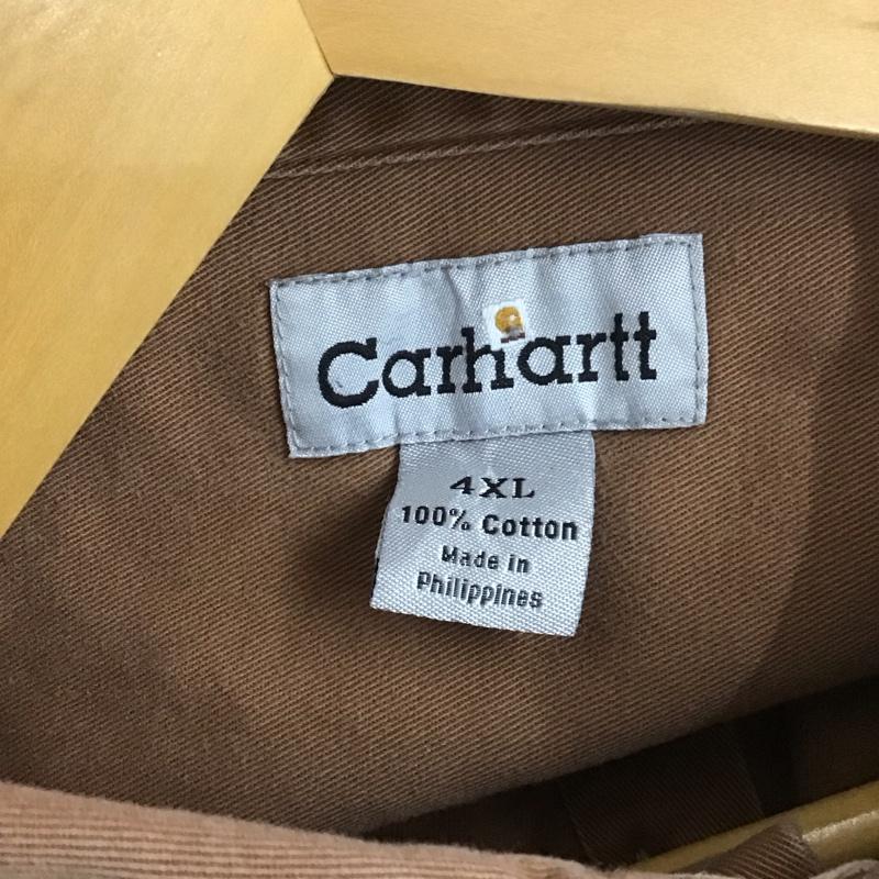 カーハート Carhartt シャツ、ブラウス 長袖 ボタンダウンシャツ 無地 茶 / ブラウン / メンズ USED 古着 中古 10128545
