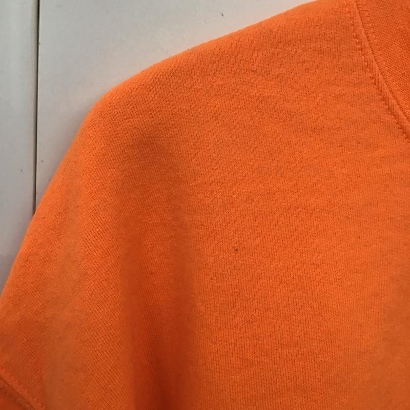 古着 USED トレーナー 長袖 長袖トレーナー スウェット クルーネック プルオーバー L ロゴ、文字 橙 / オレンジ / メンズ USED 古着 中古 10132608
