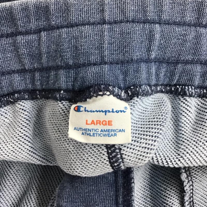 チャンピオン Champion パンツ ショートパンツ c3-b509 ショートパンツ ハーフパンツ カジュアルパンツ L ロゴ、文字 インディゴ / インディゴ / メンズ USED 古着 中古 10131261