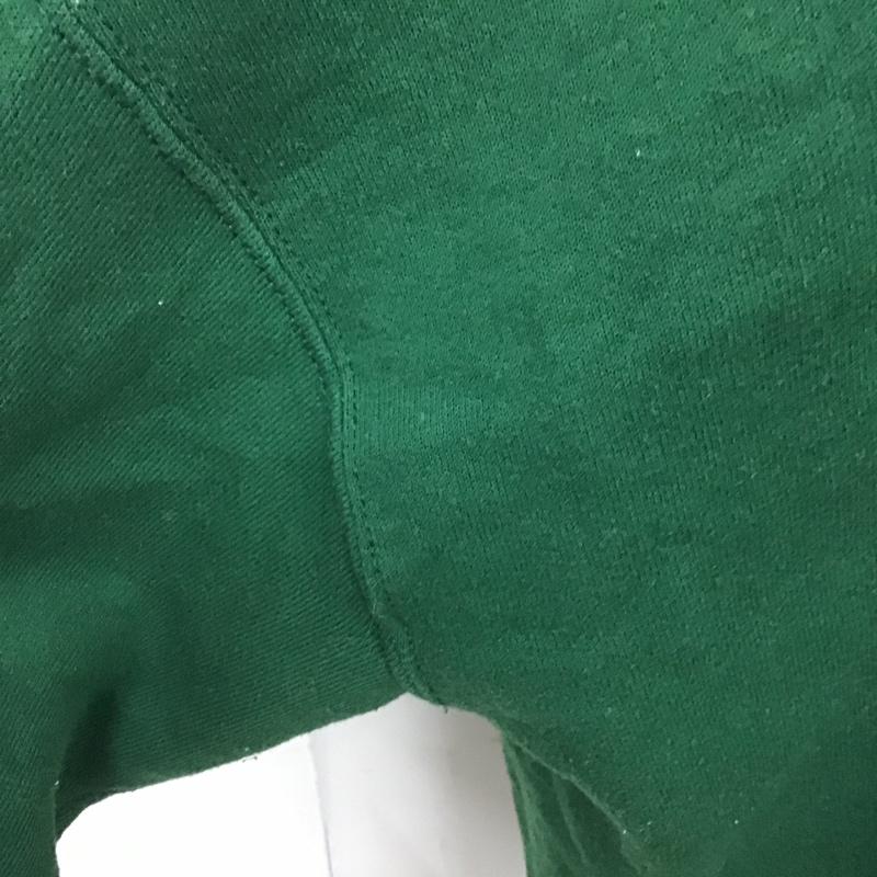 古着 USED トレーナー 長袖 長袖トレーナー スウェット クルーネック リブスウェットカットソー 古着 プリント 緑 / グリーン / メンズ USED 古着 中古 10108630
