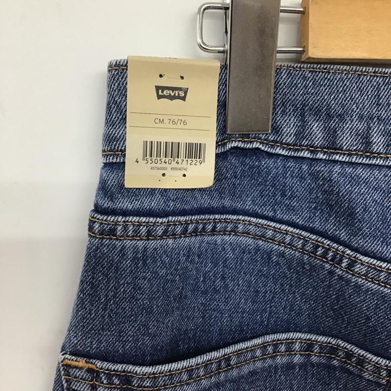 リーバイストラウスアンドコー Levi Strauss & co. パンツ デニム、ジーンズ デニムパンツ ワイドパンツ カジュアルパンツ ストレッチ 30インチ 無地 インディゴ / インディゴ / メンズ USED 古着 中古 10136567