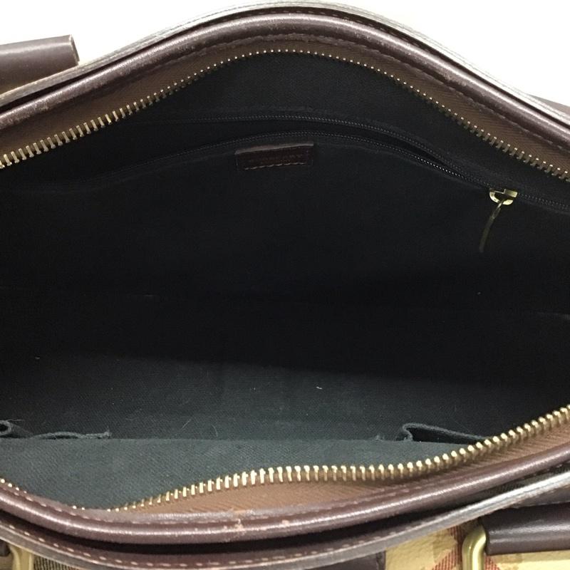 バーバリーロンドン Burberry London ハンドバッグ ハンドバッグ チェック ベージュ / ベージュ / X 茶 / ブラウン / レディース USED 古着 中古 10113042