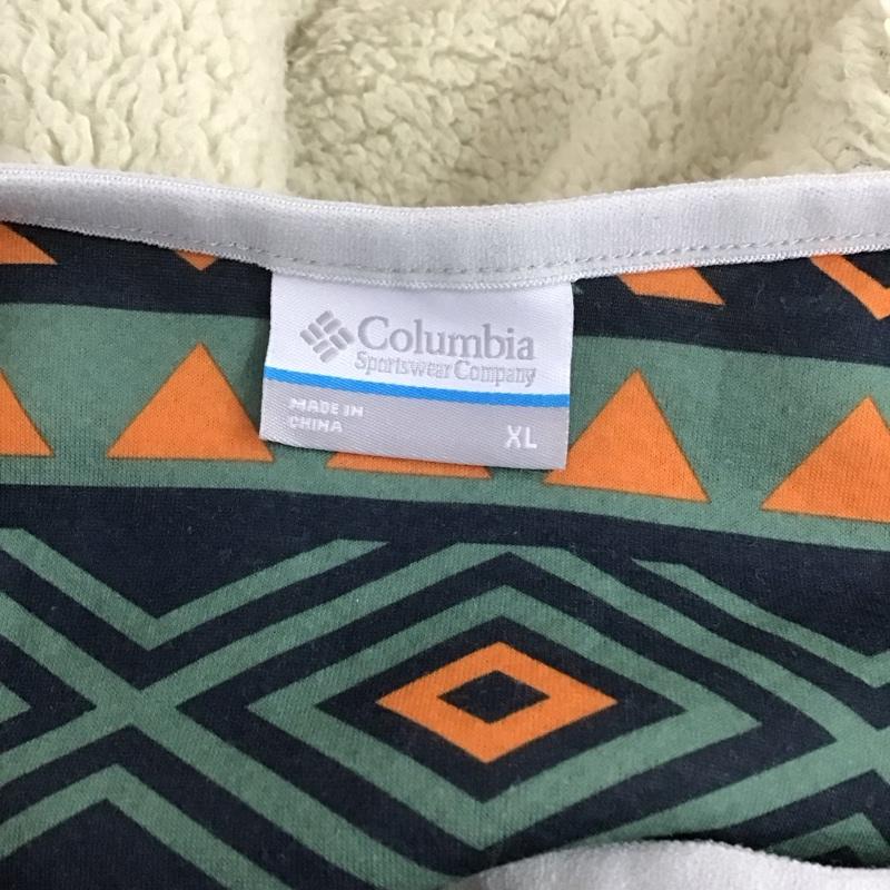 コロンビア Columbia ジャケット、上着 ジャケット、ブレザー 220 PL3228 シカゴアベニュージャケット ノーカラー ボア XL ロゴ、文字 アイボリー / アイボリー / レディース USED 古着 中古 10109027