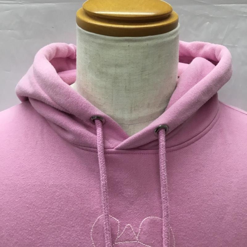 ヘブンバイマークジェイコブス heaven BY MARC JACOBS パーカー 長袖 長袖パーカー フード付きパーカー プリントスウェット トレーナー XS ロゴ、文字 桃 / ピンク / メンズ USED 古着 中古 10112322
