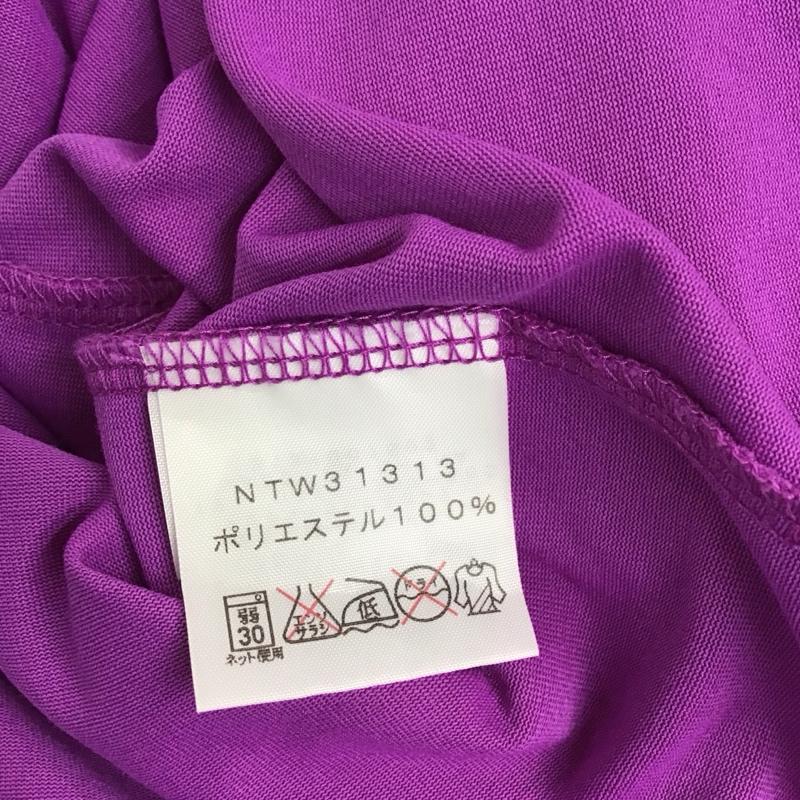 ザノースフェイス THE NORTH FACE カットソー 半袖 ntw31313 COLORFULLOGO 半袖カットソー プリントTシャツ XL ロゴ、文字 紫 / パープル / レディース USED 古着 中古 10125189
