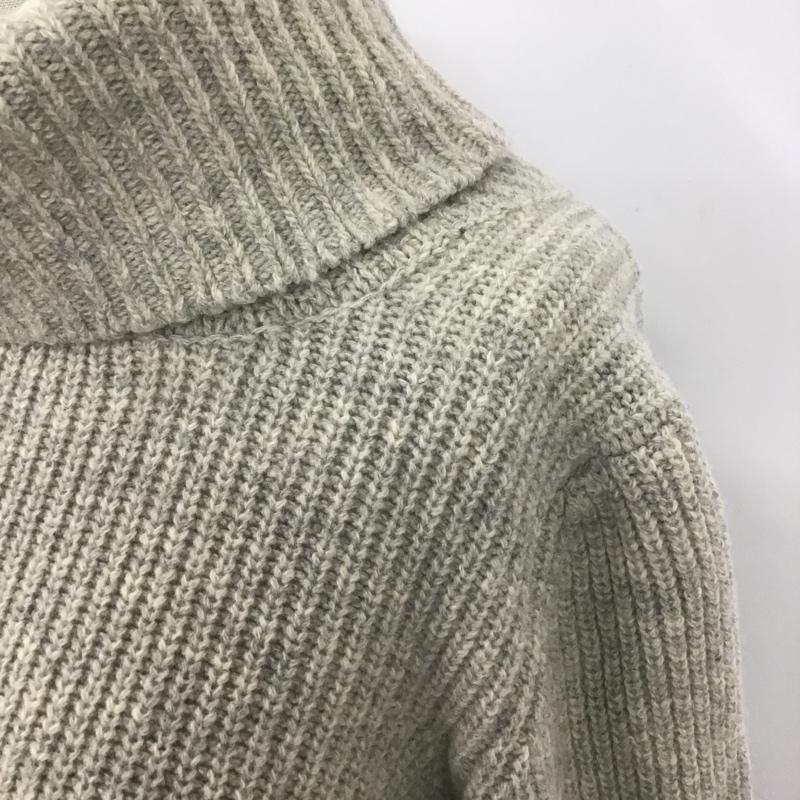 ブランバスク blanc basque ニット、セーター 長袖 BB54-727 ウールナイロンタートルニットチュニック 38 無地 オフホワイト / オフホワイト / レディース USED 古着 中古 10105707