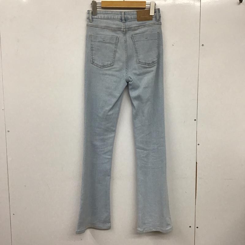 ザラ ZARA パンツ デニム、ジーンズ デニムパンツ スリムパンツ カジュアルパンツ ストレッチパンツ 34 無地 インディゴ / インディゴ / レディース USED 古着 中古 10136761