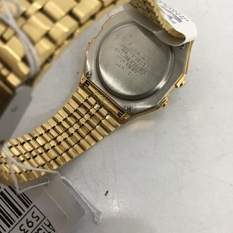 カシオ CASIO 腕時計 デジタル A159WGED-1 スタンダード 無地 金 / ゴールド / メンズ USED 古着 中古 10144757
