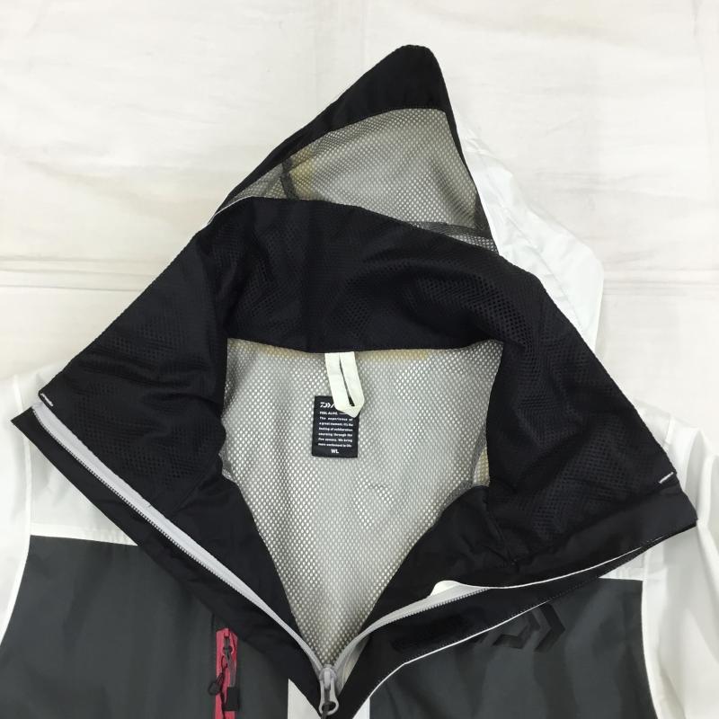 ダイワ DAIWA ジャケット、上着 ジャケット、ブレザー DR-36008 レインマックス レインスーツ S ロゴ、文字 白 / ホワイト / メンズ USED 古着 中古 10135122