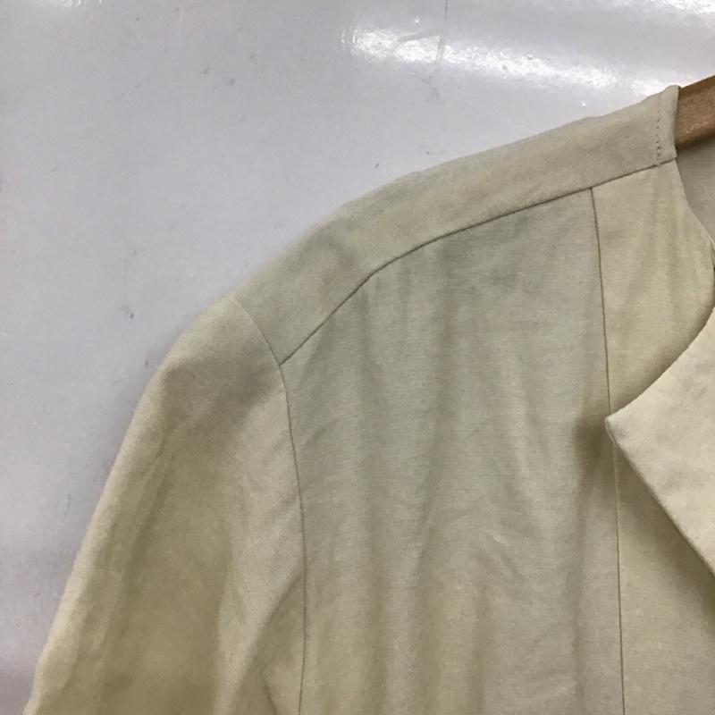 マウジー MOUSSY ワンピース ロングスカート 010ds530-1510 半袖ロングワンピース 前ボタン フレアスカート 2 無地 オフホワイト / オフホワイト / レディース USED 古着 中古 10134357