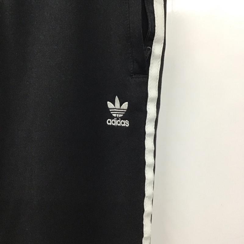 アディダス adidas パンツ ワークパンツ、ペインターパンツ cw1275 トラックパンツ スポーツウェア スリムパンツ カジュアルパンツ L ロゴ、文字 黒 / ブラック / メンズ USED 古着 中古 10130933
