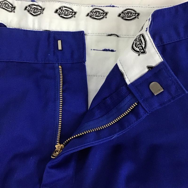 ディッキーズ Dickies パンツ ショートパンツ dk006825 フラットフロントワークパンツショーツ ハーフパンツ 34 無地 青 / ブルー / メンズ USED 古着 中古 10132000