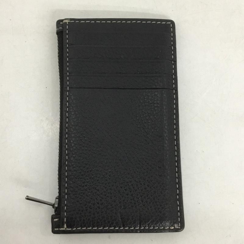 コーチ COACH カードケース カードケース ジップカードケース レキシー 恐竜 ワンポイント 黒 / ブラック / メンズ USED 古着 中古 10137150