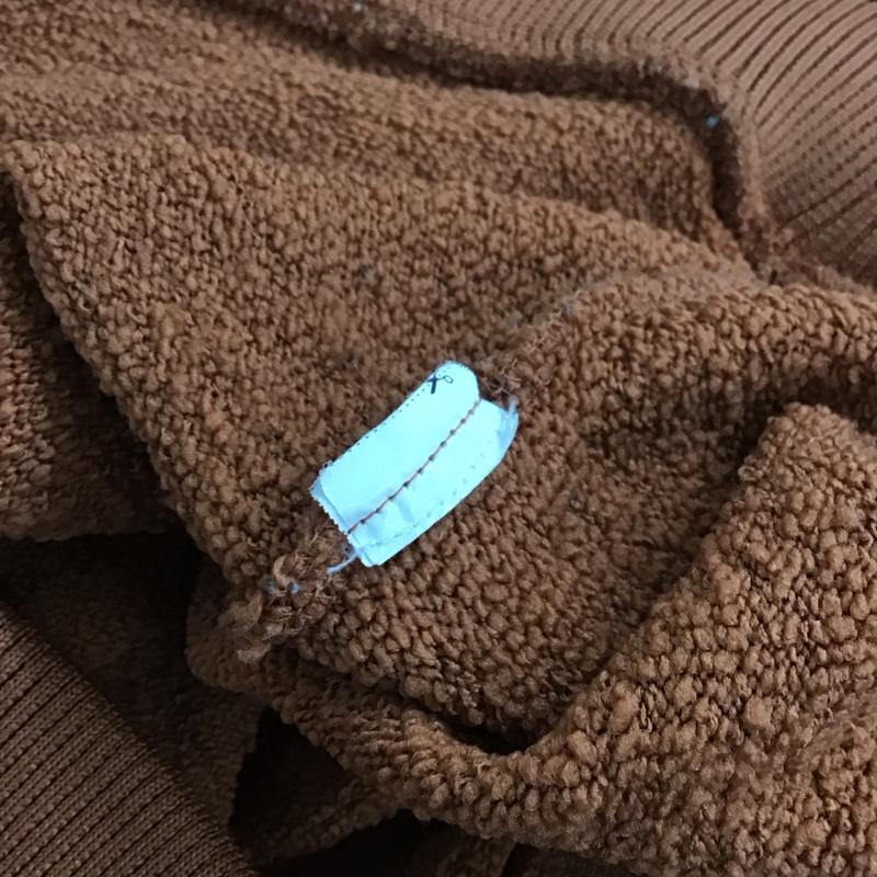 ザラ ZARA トレーナー 長袖 L 無地 茶 / ブラウン / レディース USED 古着 中古 10131413