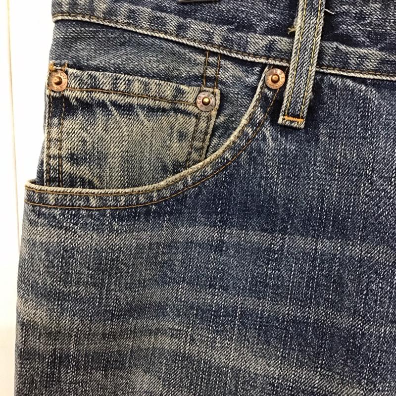 リーバイストラウスアンドコー Levi Strauss & co. パンツ デニム、ジーンズ デニムパンツ ワイドパンツ カジュアルパンツ Gパン 33インチ 無地 インディゴ / インディゴ /  メンズ USED 古着 中古 10128676
