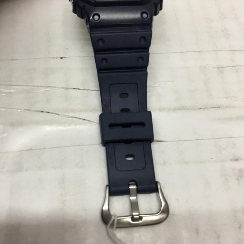 ジーショック G-SHOCK 腕時計 デジタル DW-5600RB 箱有 ロゴ、文字 紺 / ネイビー / メンズ USED 古着 中古 10106515