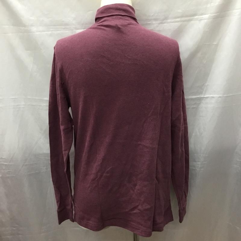 ブルックスブラザーズ BROOKS BROTHERS カットソー 長袖 タートルネック M ワンポイント 紫 / パープル /  メンズ USED 古着 中古 10111384