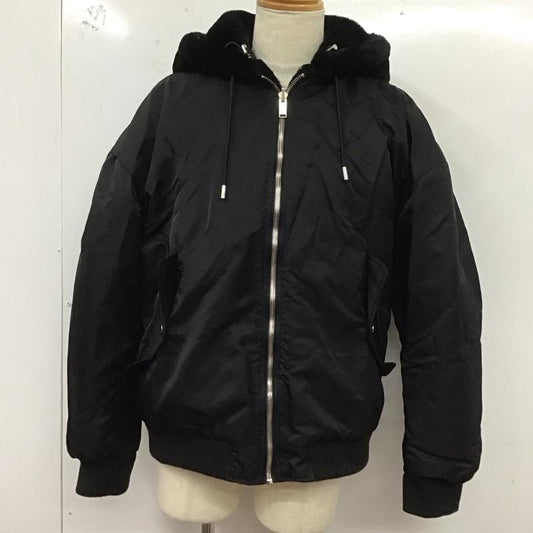 ザラ ZARA ジャケット、上着 ジャンパー、ブルゾン ジップアップジャケット ジャンパー リバーシブル パーカージャケット アウター XL 無地 黒 / ブラック /  メンズ USED 古着 中古 10124714