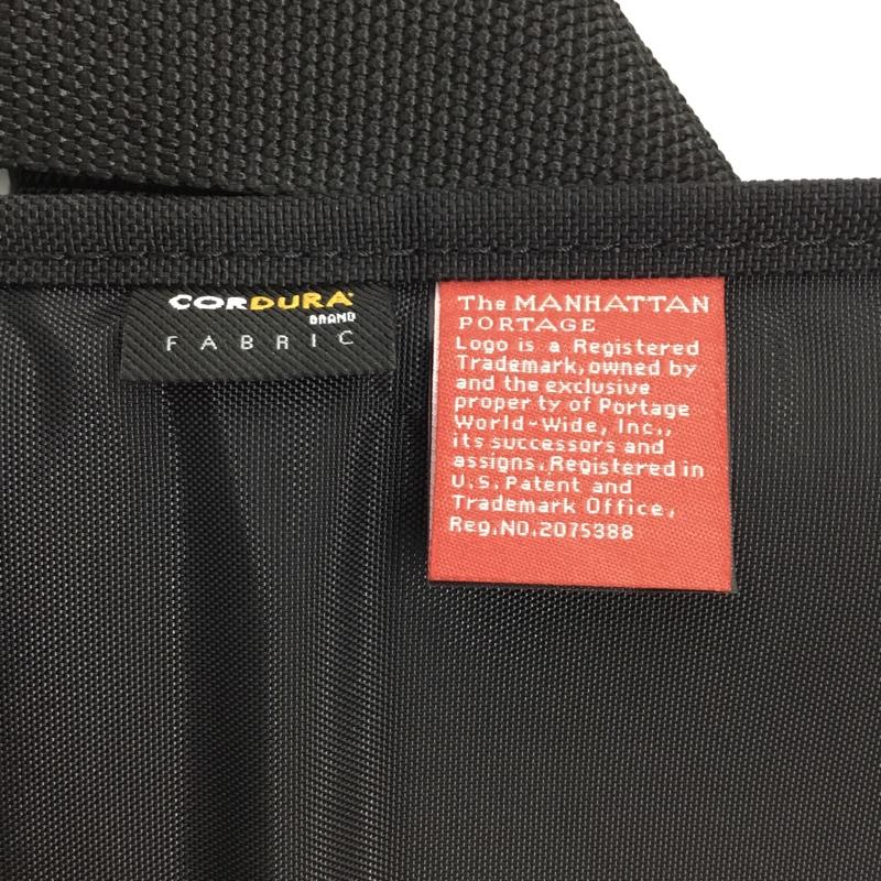 マンハッタンポーテージ Manhattan Portage ショルダーバッグ ショルダーバッグ 1545 Gracie Camera Bag カメラバッグ メッセンジャーバッグ タグ付き ロゴ、文字 黒 / ブラック / メンズ USED 古着 中古 10105971