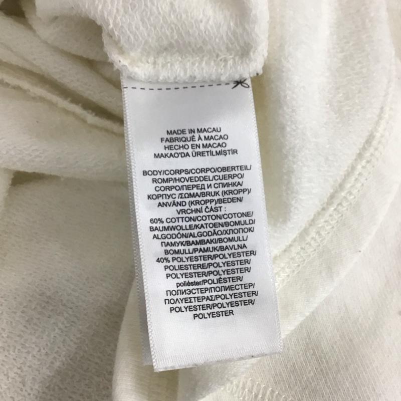 ポロラルフローレン POLO RALPH LAUREN ワンピース ロングスカート 長袖ロングワンピース スウェットワンピース クルーネック L プリント 白 / ホワイト / レディース USED 古着 中古 10136114