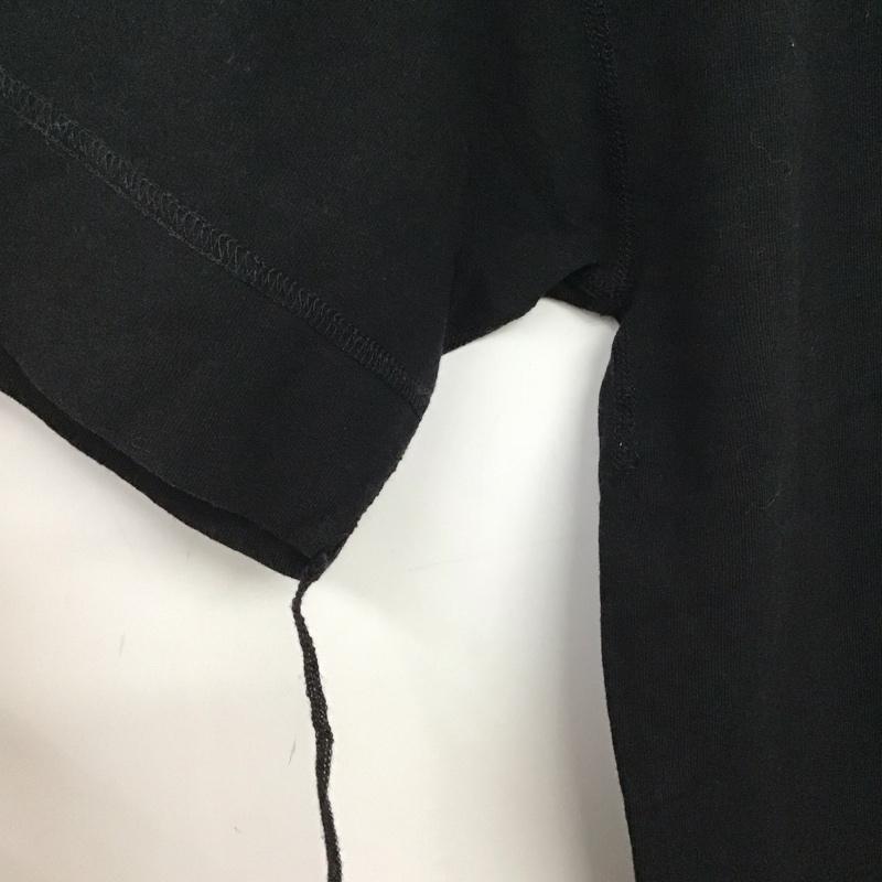 ヘルスニット Healthknit カットソー 半袖 半袖カットソー 無地Tシャツ ヘンリーネックカットソー M 無地 黒 / ブラック / メンズ USED 古着 中古 10138111