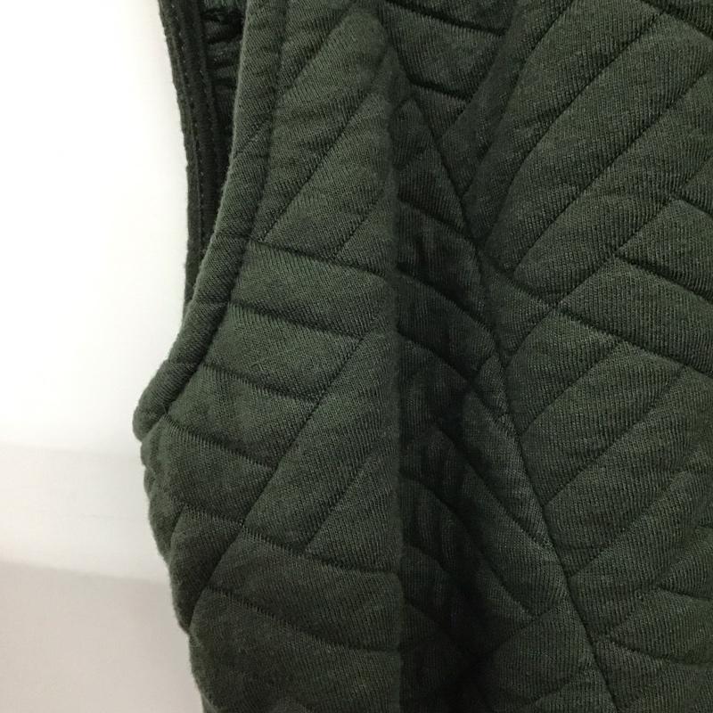ザラ ZARA ベスト ベスト 4770 632 505 キルティング プルオーバー S 無地 カーキ / カーキ / レディース USED 古着 中古 10139572