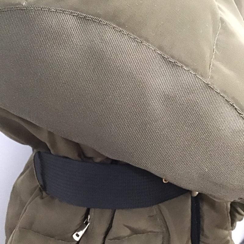 ザラ ZARA コート ダウンコート M 無地 カーキ / カーキ / レディース USED 古着 中古 10126688