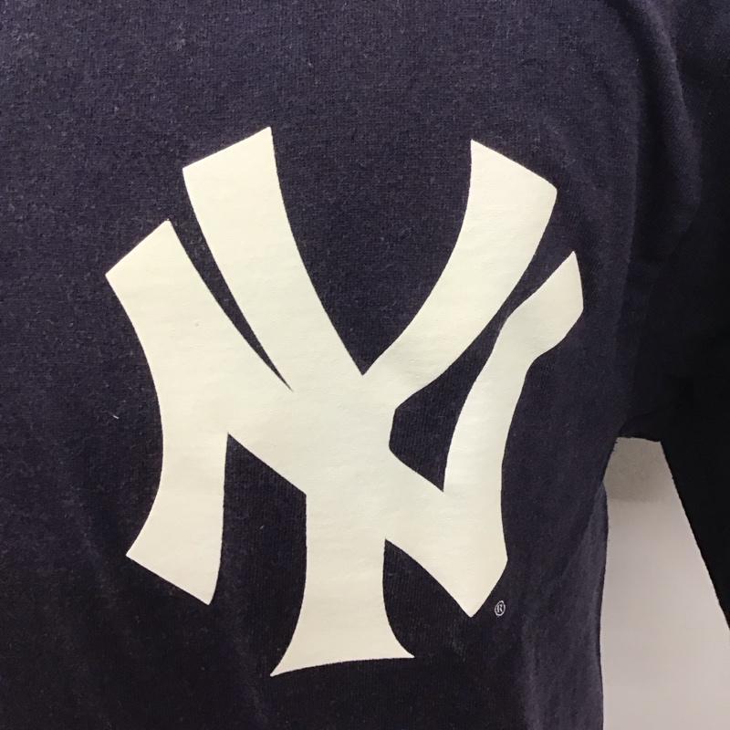 マジェスティック MAJESTIC Tシャツ 半袖 半袖カットソー プリントTシャツ クルーネックカットソー M プリント 紺 / ネイビー /  メンズ USED 古着 中古 10111150