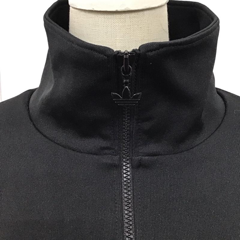 アディダス adidas ジャケット、上着 ジャンパー、ブルゾン gn2875 W TRACKTOP PB トラックジャケット M 無地 黒 / ブラック / レディース USED 古着 中古 10120288