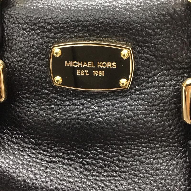 マイケルコース MICHAEL KORS トートバッグ トートバッグ 35H2GBFS2L 2WAY ショルダー ロゴ、文字 黒 / ブラック / X 金 / ゴールド / レディース USED 古着 中古 10113045