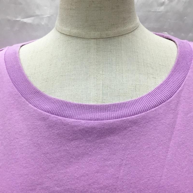 ニコアンド niko and... Tシャツ 半袖 S211TC10AD ワイド 胸ポケット L 無地 紫 / パープル / レディース USED 古着 中古 10115552
