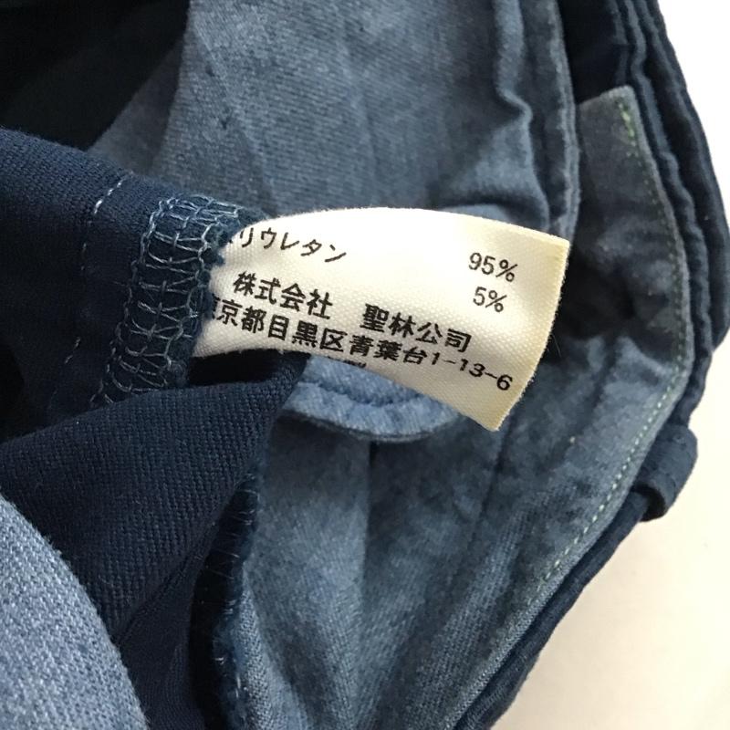ハリウッドランチマーケット H.R MARKET パンツ チノパン チノパン ワイドパンツ カジュアルパンツ ストレッチパンツ 3 無地 紺 / ネイビー / メンズ USED 古着 中古 10142426