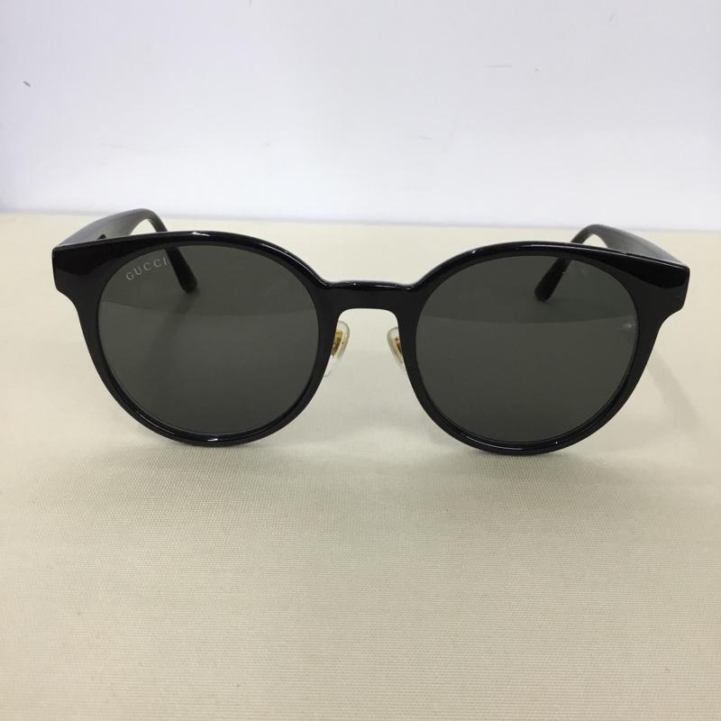 グッチ GUCCI めがね・サングラス サングラス GG1339SK アジアンモデル ワンポイント 黒 / ブラック / メンズ USED 古着 中古 10146054
