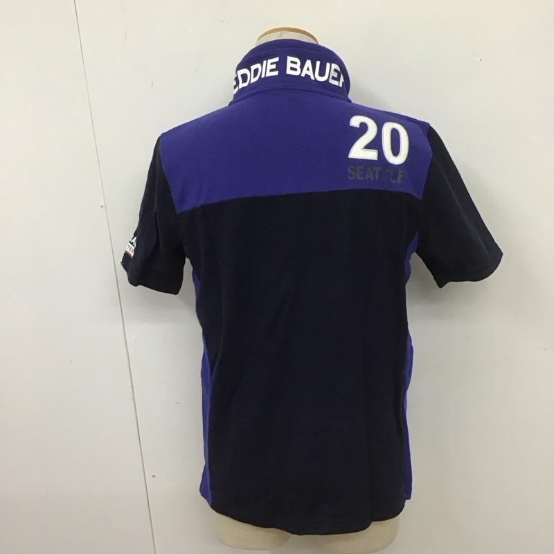 エディーバウアー Eddie Bauer カットソー 半袖 半袖カットソー プリントTシャツ ジップアップネックカットソー S ロゴ、文字 マルチカラー / マルチカラー /  メンズ USED 古着 中古 10111176