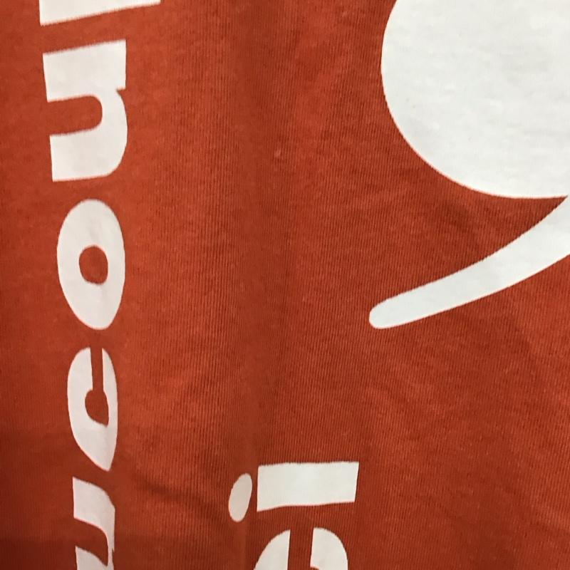 メルシーボークー mercibeaucoup, カットソー 長袖 長袖カットソー クルーネックカットソー ロングスリーブカットソー プリントTシャツ 1 ロゴ、文字 橙 / オレンジ / レディース USED 古着 中古 10119553