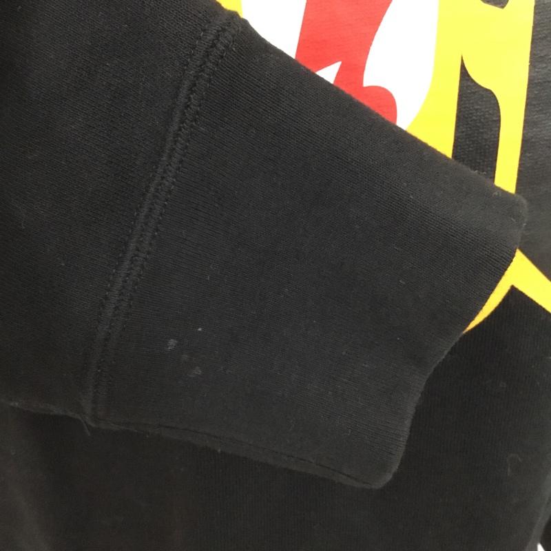 アベイシングエイプ A BATHING APE トレーナー 長袖 001SWI301019M TIGER HEAVY WEIGHT CREWNECK タイガー スウェット M プリント 黒 / ブラック / メンズ USED 古着 中古 10107034