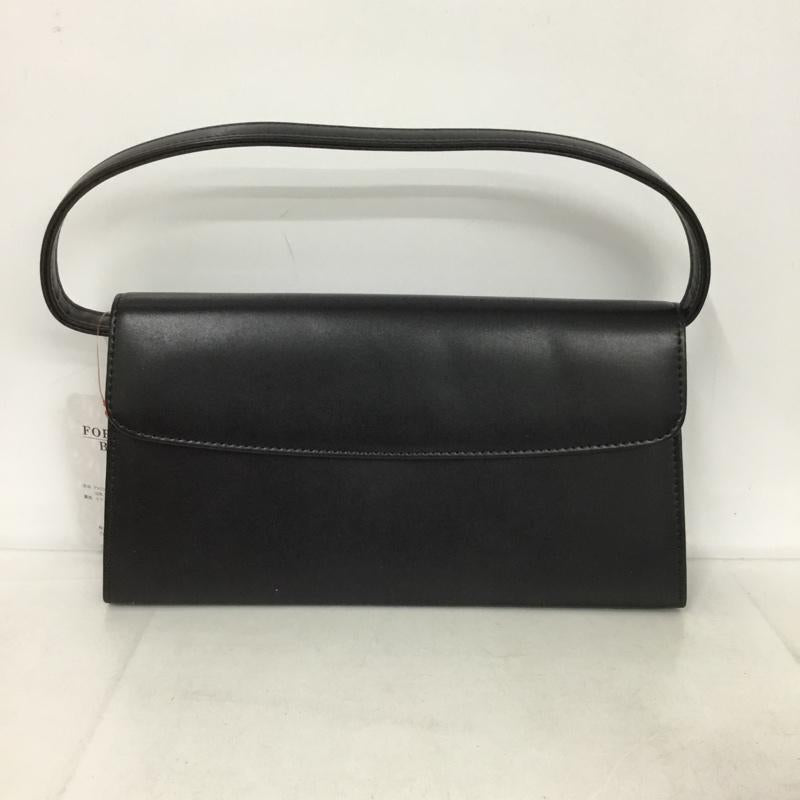 古着 USED ハンドバッグ ハンドバッグ フォーマルバッグ フェイクレザー 無地 黒 / ブラック / レディース USED 古着 中古 10132721