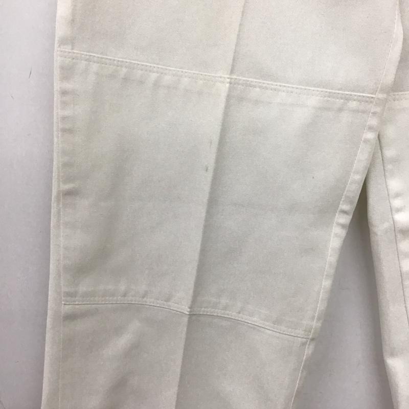 ディッキーズ Dickies パンツ ワークパンツ、ペインターパンツ ワークパンツ ワイドパンツ カジュアルパンツ 90s 00s ダブルニー 32インチ ロゴ、文字 白 / ホワイト / メンズ USED 古着 中古 10138731