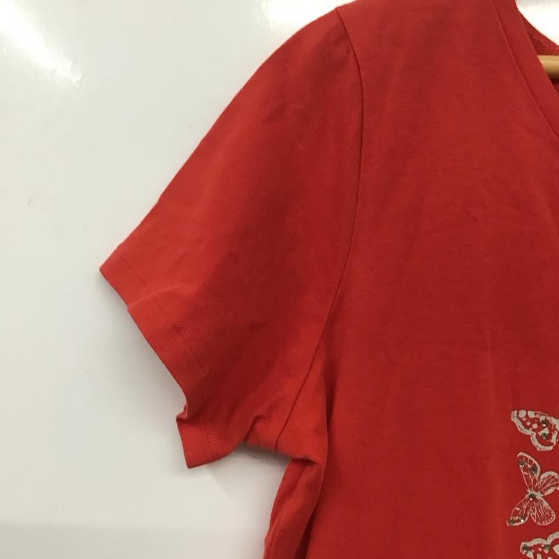 マックスマーラ Max Mara Tシャツ 半袖 XL 無地 赤 / レッド / レディース USED 古着 中古 10139336