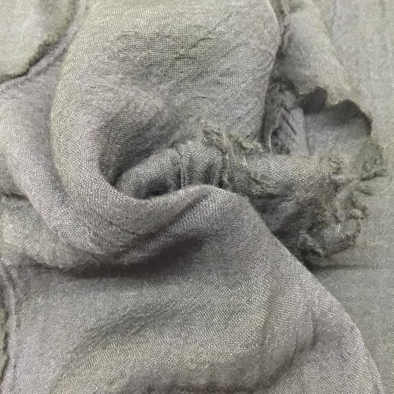 ヨーコサカモト YOKO SAKAMOTO ストール ストール一般 YS-WSS-01 WOOL SILK SCARF FREE 無地 黒 / ブラック / レディース USED 古着 中古 10112524