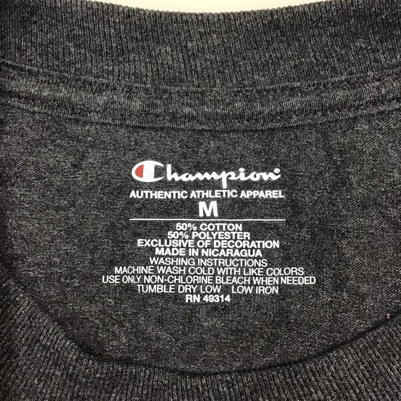 チャンピオン Champion Tシャツ 長袖 UNIVERSITY OF VERMONT カレッジT ロンT M ロゴ、文字 ダークグレー / ダークグレー / メンズ USED 古着 中古 10118380