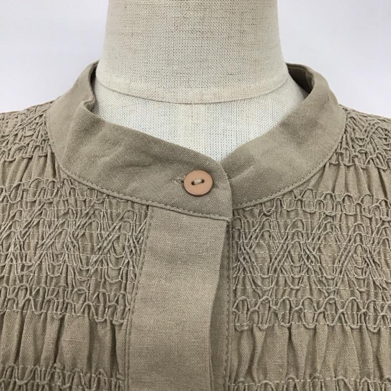 アリシアスタン ALEXIA STAM カットソー 長袖 as21aw-cld024bg-f シャツチュニック 長袖カットソー FREE 無地 ベージュ / ベージュ / レディース USED 古着 中古 10114510