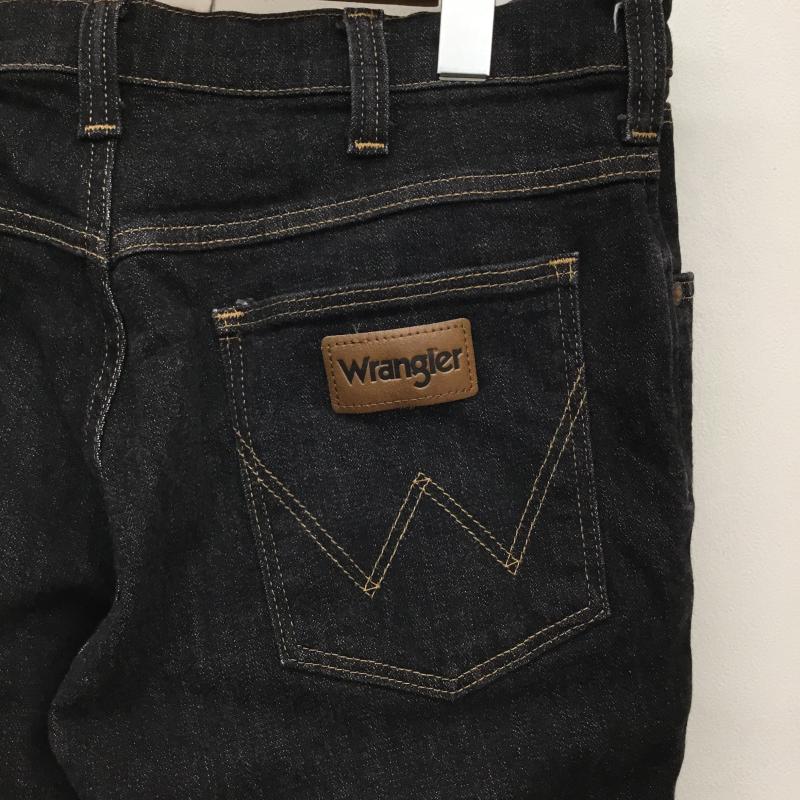ラングラー Wrangler パンツ デニム、ジーンズ Wrangler ブーツカットパンツ No.WM3907 31インチ ロゴ、文字 黒 / ブラック / メンズ USED 古着 中古 10129900