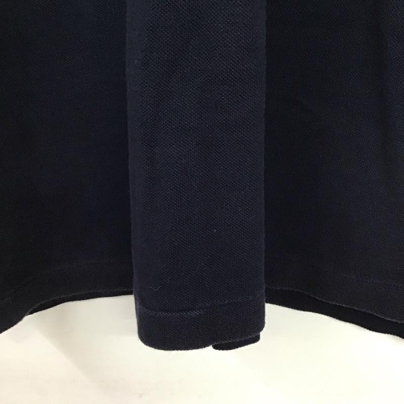 プレイコムデギャルソン PLAY COMME des GARCONS ポロシャツ 半袖 半袖ポロシャツ カラーシャツ 半袖カットソー M ロゴ、文字 紺 / ネイビー / メンズ USED 古着 中古 10135477