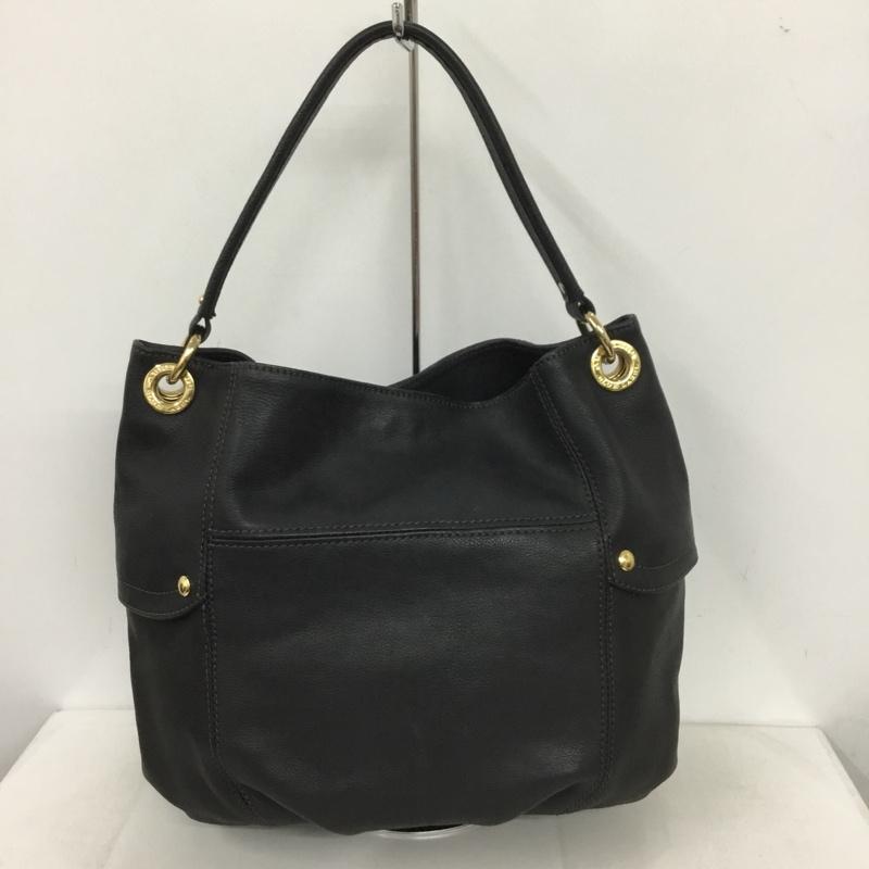 バーバリーブルーレーベル BURBERRY BLUE LABEL トートバッグ トートバッグ E2119-100-09 ハンドバッグ ロゴ、文字 黒 / ブラック / X 金 / ゴールド / レディース USED 古着 中古 10140048