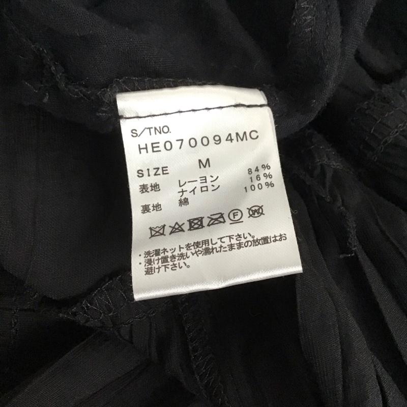 ヘザー Heather ワンピース ロングスカート HE070094MC パフスリーブ 半袖 M 無地 黒 / ブラック / レディース USED 古着 中古 10144380