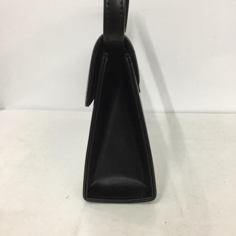 古着 USED ハンドバッグ ハンドバッグ フォーマルバッグ フェイクレザー 無地 黒 / ブラック / レディース USED 古着 中古 10132721