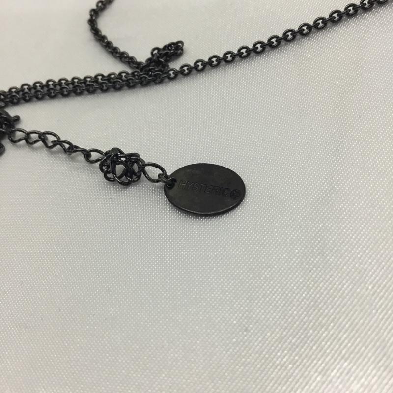 ヒステリックグラマー HYSTERIC GLAMOUR アクセサリー ネックレス、ペンダント 十字架 クロス 黒 / ブラック / レディース USED 古着 中古 10114223